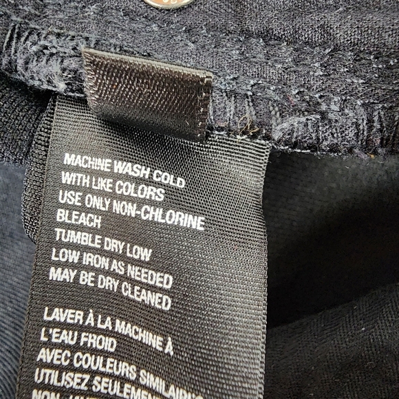 Free People We The Free Vegan Patent Leather Pant Button Fly 5  Pocket Black 28 - Picture 14 of 16